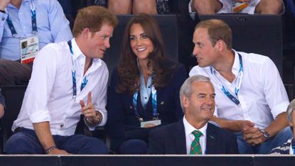 Prince Harry, Kate Middleton, and Prince William