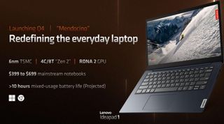 AMD Mendocino gaming laptop program