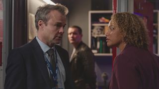 Andrew Treneman and Kim Campbell in Waterloo Road series 12