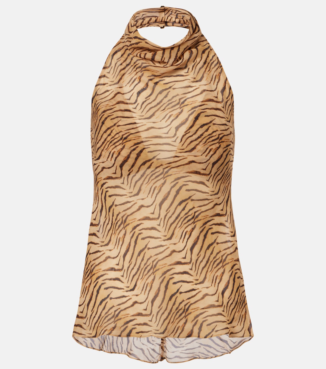 X Rosie Huntington-Whitely Ro Top in Brown - Vi X Paula Hermanny