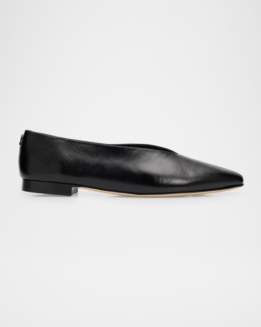 Margot Leather Ballerina Flats