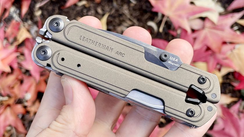 Close-up of the Leatherman Arc multi-tool