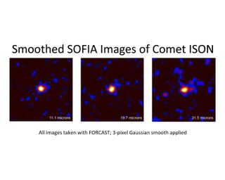 SOFIA Infrared Imagery of Comet ISON SOFIA Infrared Imagery of Comet ISON