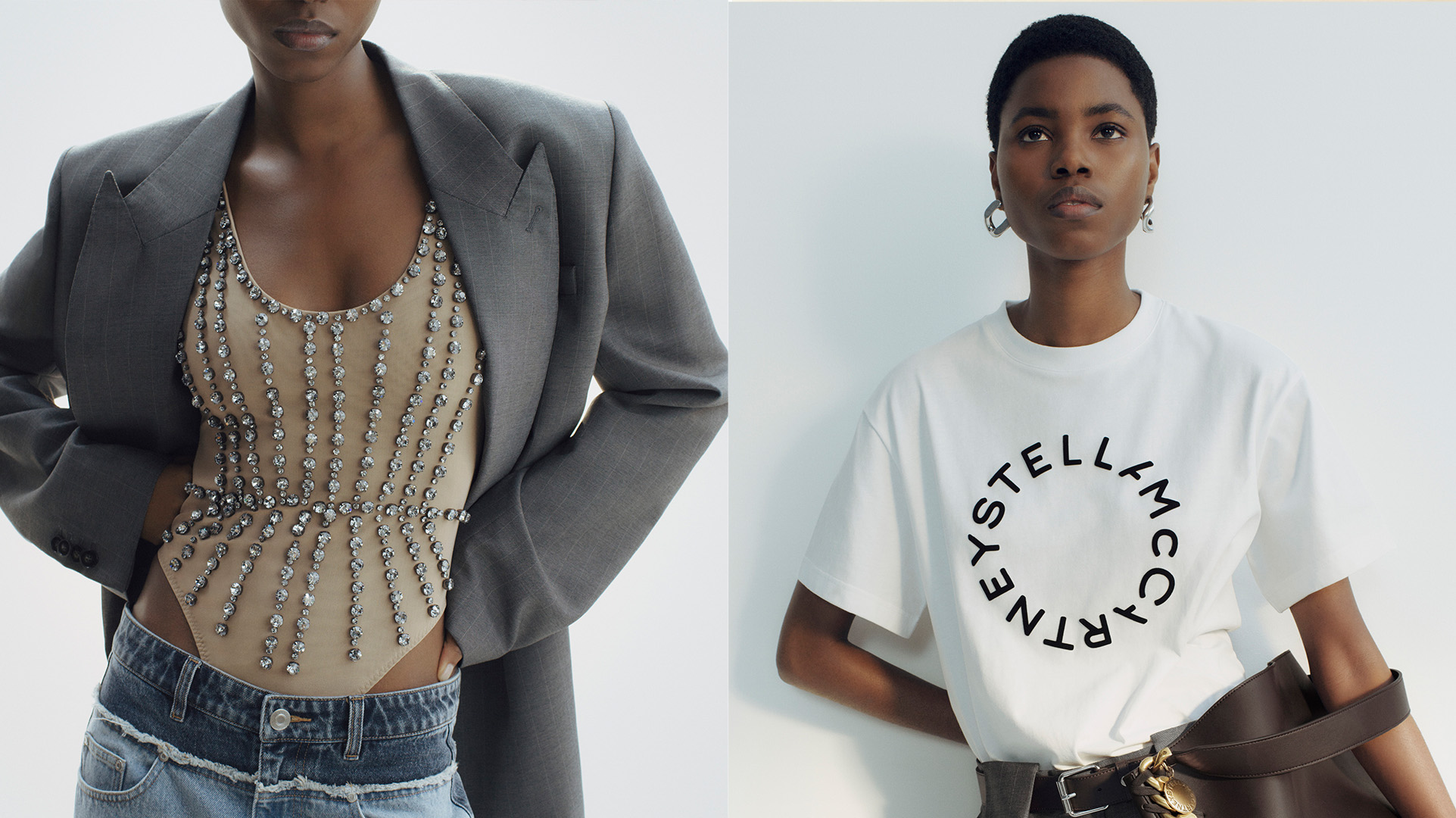 Stella McCartney x H&amp;M collection 2026 campaign imagery.