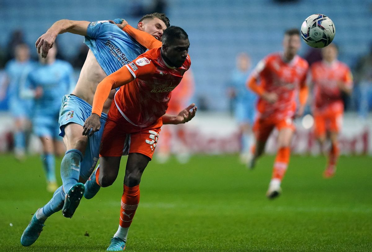 Coventry City v Blackpool – Sky Bet Championship – Coventry Building Society Arena