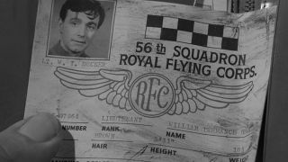 A close up of a military id in the Twilight Zone episode The Last Flight