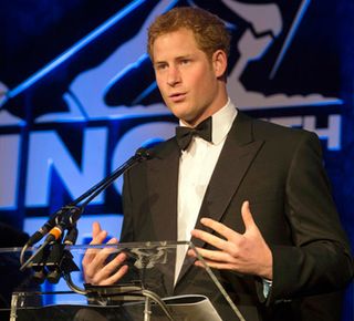 Prince Harry at Walking With The Wounded charity dinner