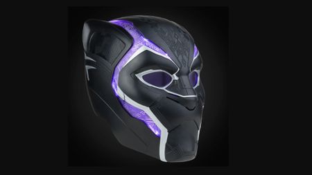 Marvel Legends Series Black Panther Helmet lit up