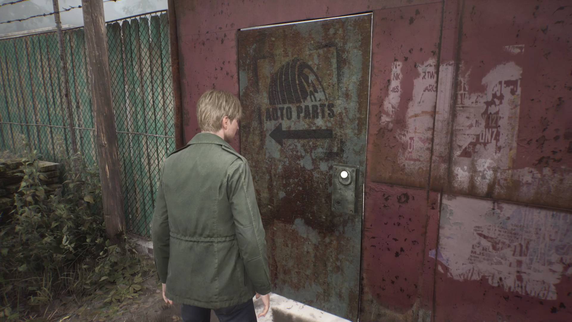 Where to find the Silent Hill 2 Remake Auto Parts key and get the red gate open