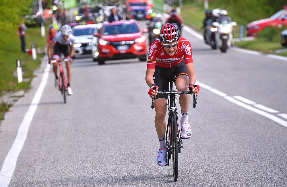 Tim Wellens (Lotto Soudal) makes his winning move