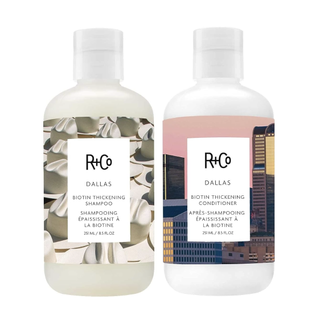 R+co Dallas Biotin Thickening Shampoo + Conditioner Kit | Thickens, Nourishes + Strengthens | Vegan + Cruelty-Free | 17 Oz