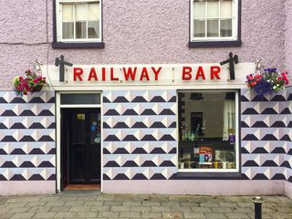Railway Bar in Banagher in County Offaly