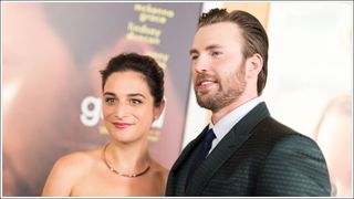 Actors Jenny Slate (L) and Chris Evans arrive at the premiere of Fox Searchlight Pictures' 'Gifted' at Pacific Theaters at the Grove on April 4, 2017 in Los Angeles, California.