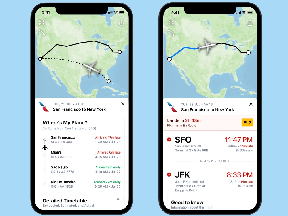 best travel apps Flighty