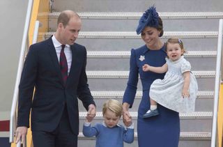 princess charlotte canada touch down wave