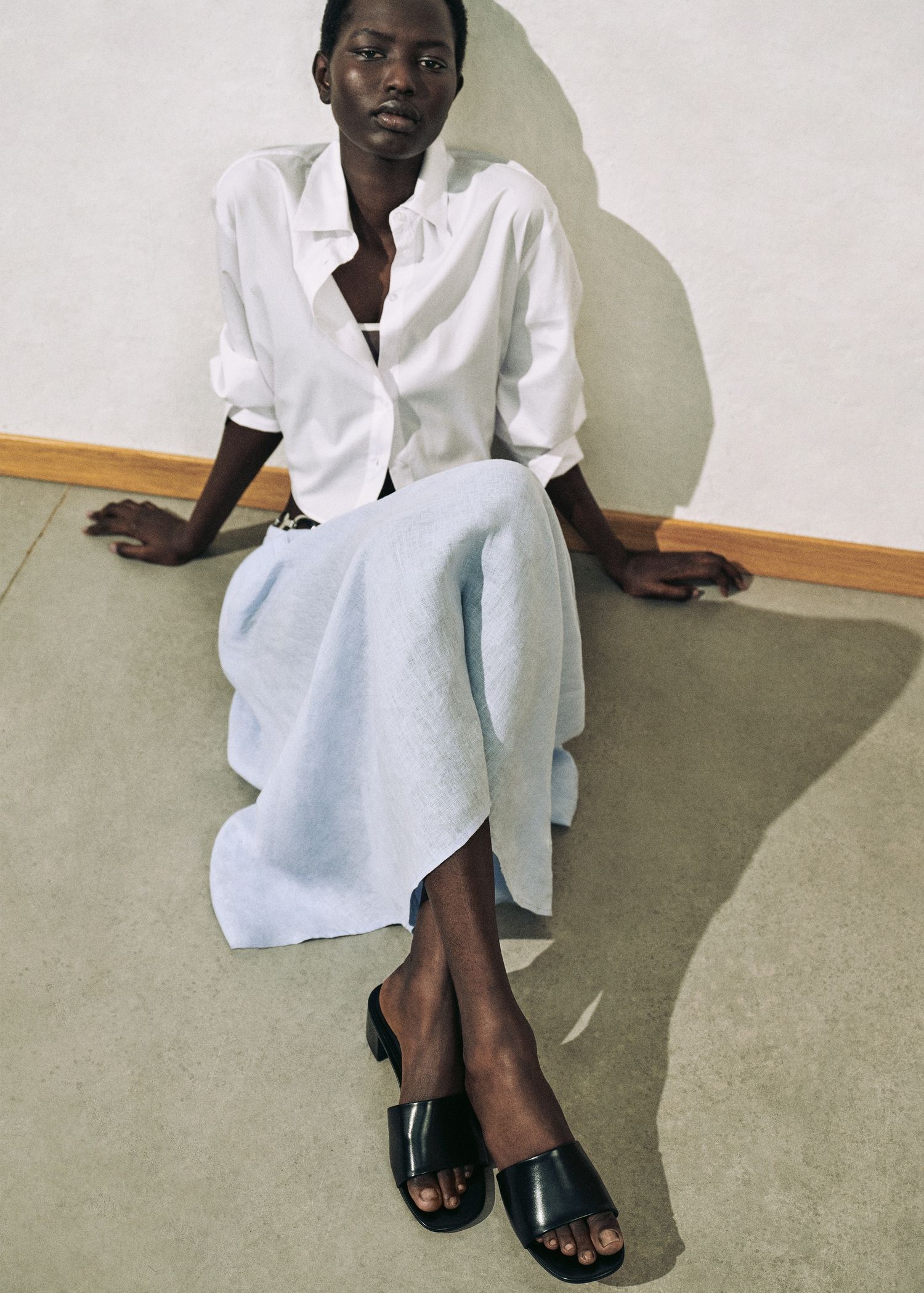 Block-Heel Sandals With Strap - Women | Mango United Kingdom