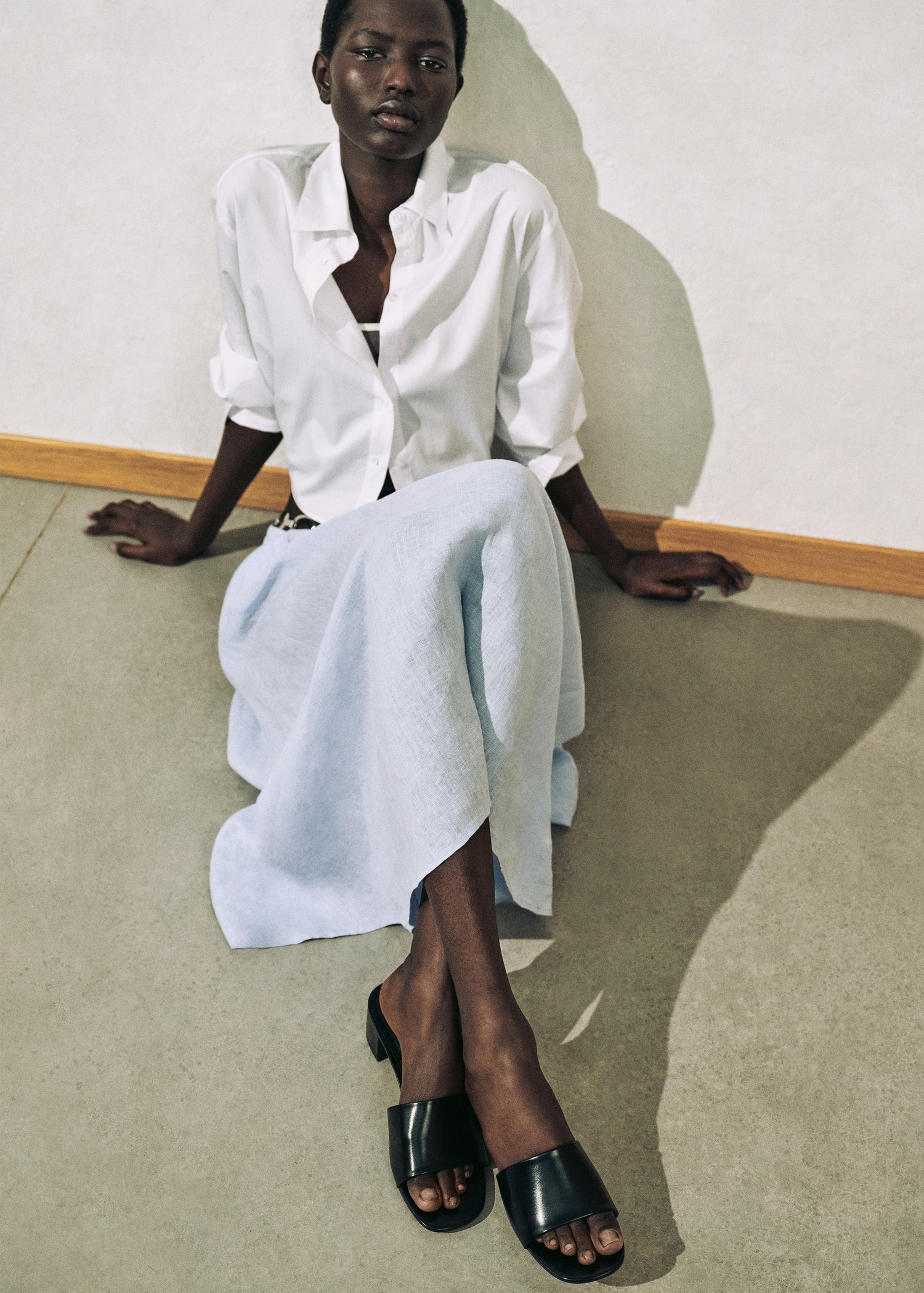 Block-Heel Sandals With Strap - Women | Mango United Kingdom
