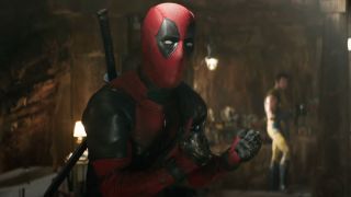 Deadpool being really excited