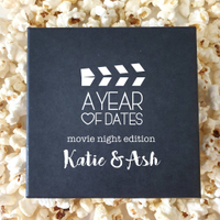 Personalised Box Of Movie Date Night Ideas | £29 at Not on the High Street
