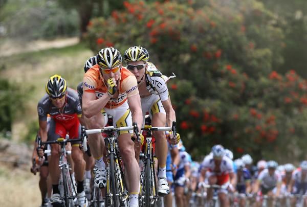 Ahem: Greipel clears his throat on stage three