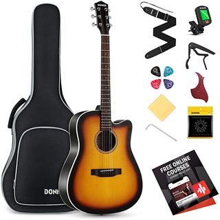 Donner Donner DAG-1CS Acoustic Guitar Bundle