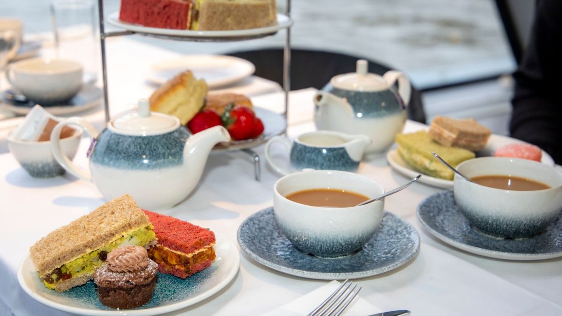 Afternoon tea as seen on City Cruises