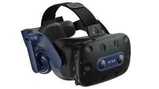 Best VR headsets; a chunky vr headset in blue and black