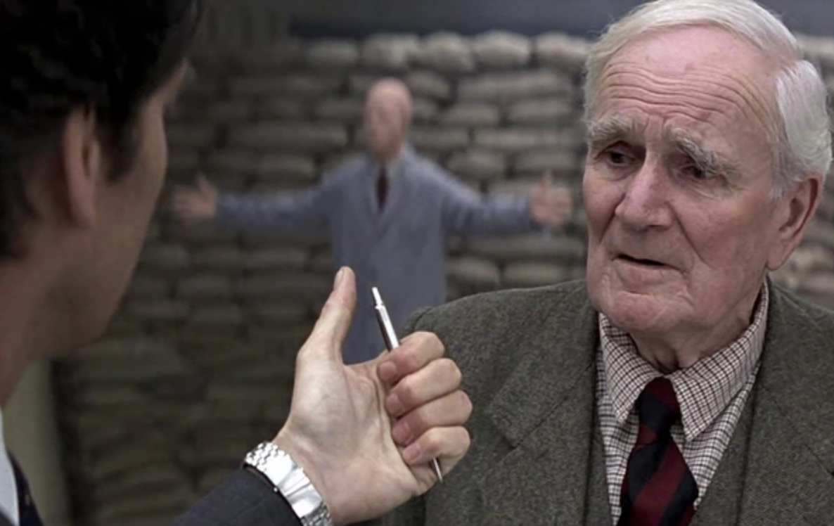 james bond holding pen