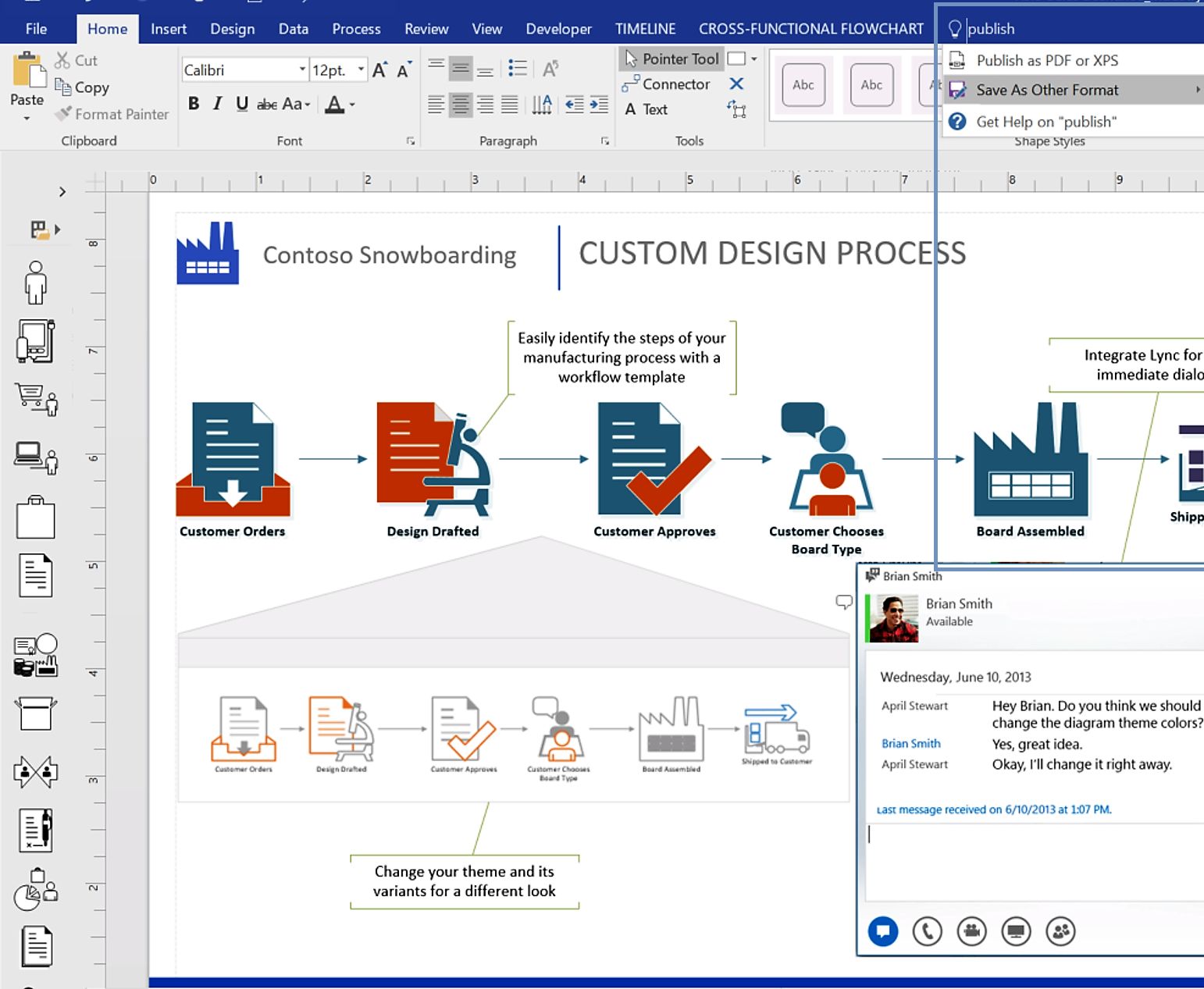 Microsoft visio диаграммы