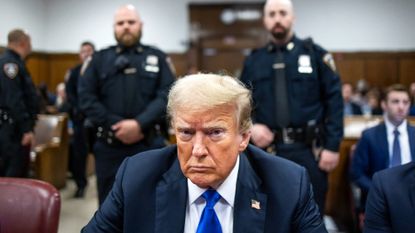 Donald Trump at Manhattan criminal trial