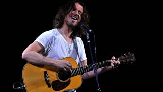 Chris Cornell performs live on stage during his acoustic Songbook tour, at the London Palladium, June 18, 2012 in London, United Kingdom