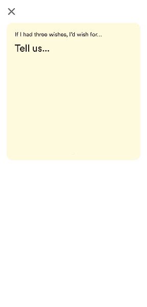 Bumble BFF profile prompt