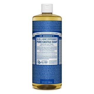 Dr. Bronner's Magic Soap - Castile Liquid - Peppermint - 32 Oz