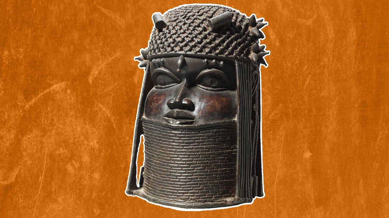 Ancestral commemorative head: A 500-year-old brass bust depicting an African king