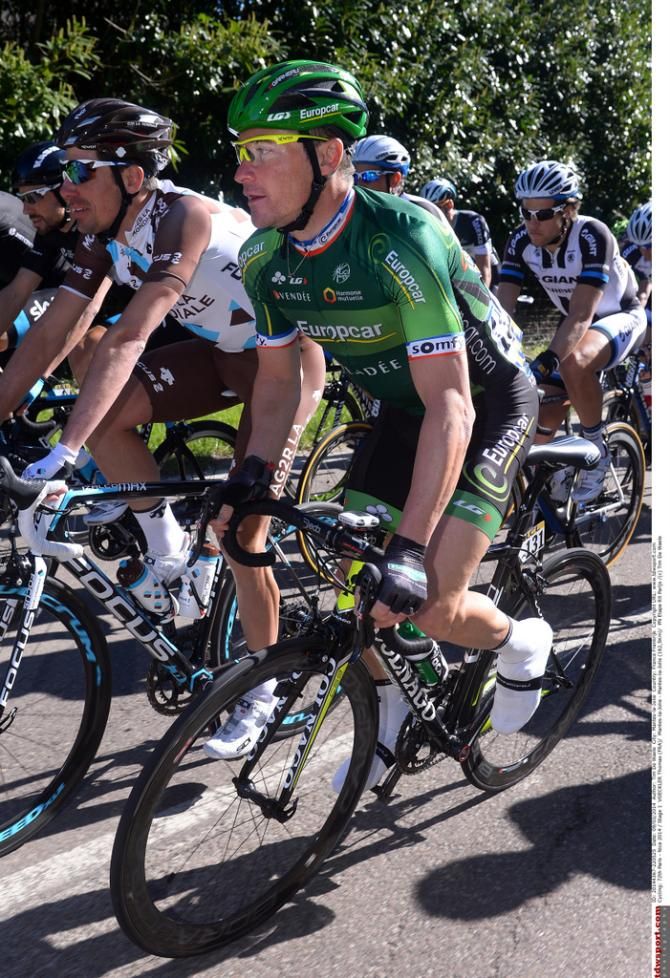 Thomas Voeckler out of the saddle