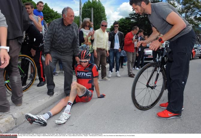 Brent Brookwater's turn to crash