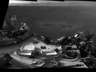 Mars Curiosity Rover with Rocks