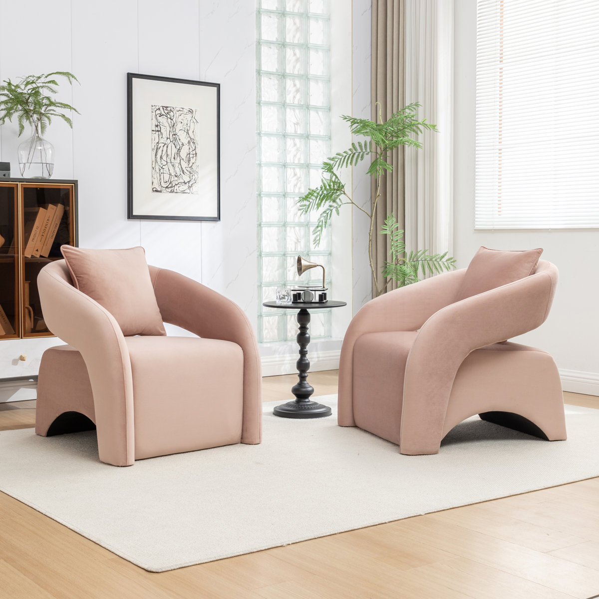 Mercer41 Pinette Upholstered Armchair &amp;amp; Reviews | Wayfair