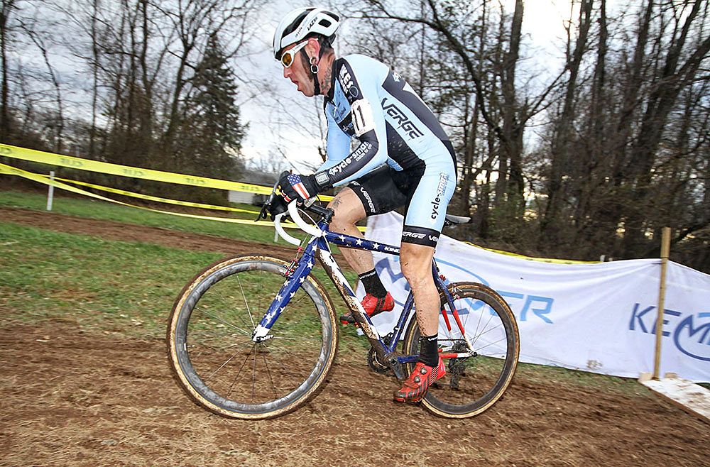 Adam Myerson (Cycle-Smart) current Masters Champion chose to ride with elites