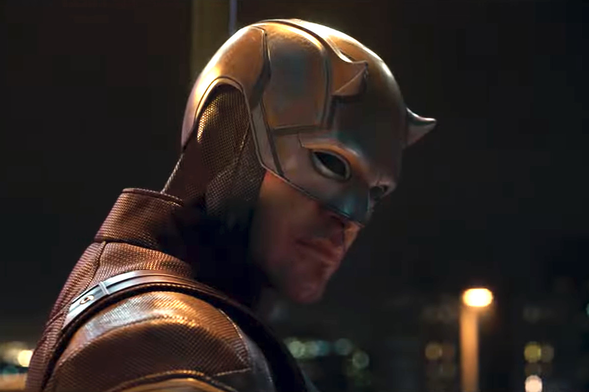 Daredevil with yellow cowl in she-hulk . trailer