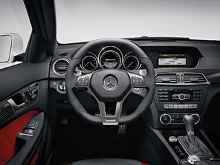 Mercedes C63 steering view