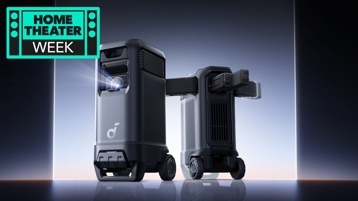 Anker just put a 4K laser projector into a party speaker's body – it's the first portable beamer with both Dolby Atmos speakers and Dolby Vision HDR