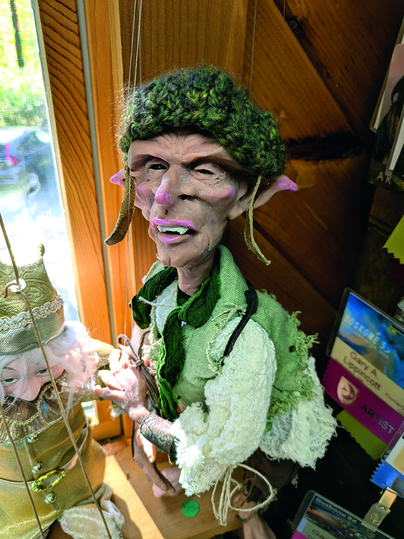 Gary A. Lippincott's art studio
