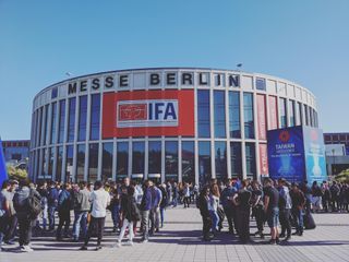 The massive pavilion at the center of IFA