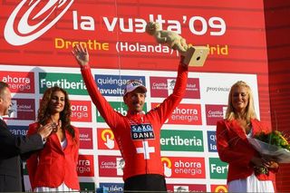 Fabian Cancellara won the 2009 Vuelta's opening time trial which took place in the Dutch province of Drenthe.