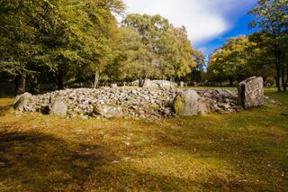 Burial cairn in Scotland