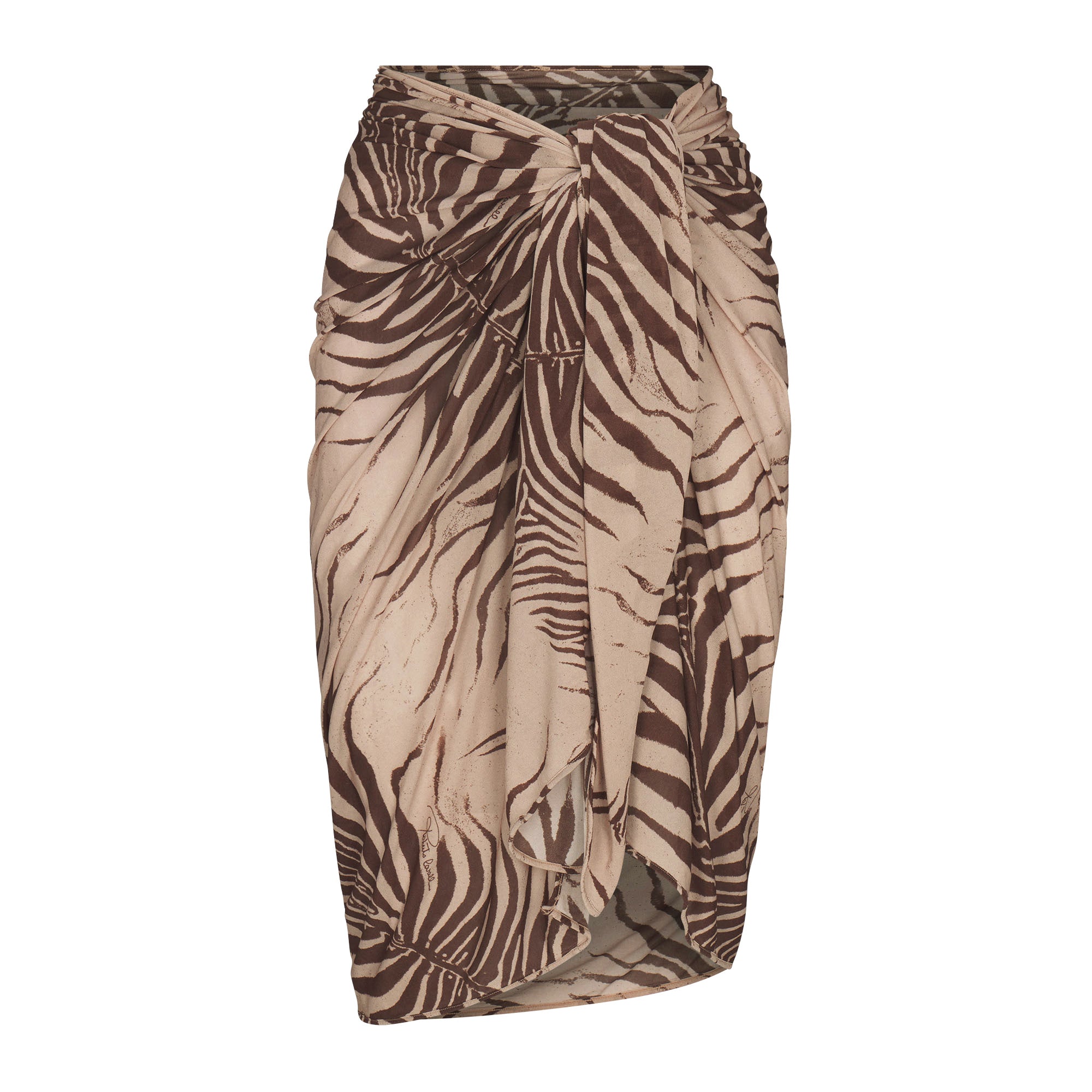 Roberto Cavalli X Skims Sarong | Zebra Print | Xxs-S