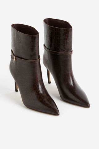 Ankle-High Leather Boots