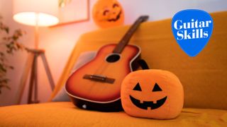 Halloween guitar scene 