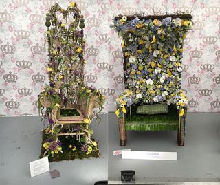 Flower thrones at the 2018 RHS Chelsea Flower Show